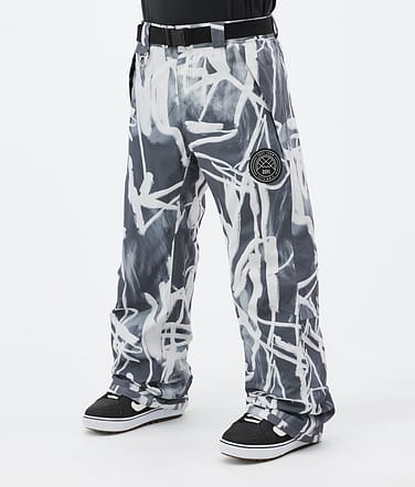 Dope Blizzard Snowboardbukse Herre Scribble Black