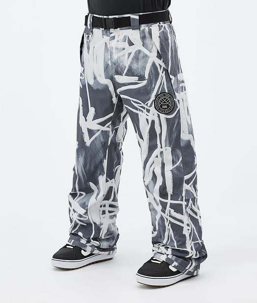 Dope Blizzard Snowboardbukse Herre Scribble Black