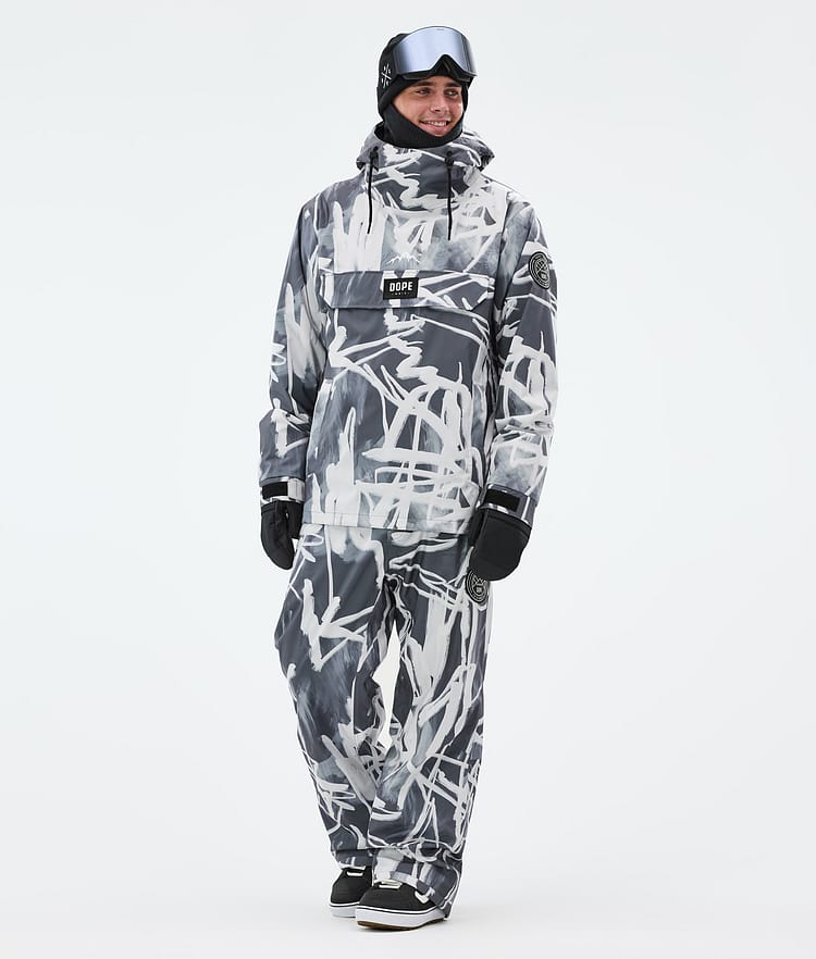 Dope Blizzard Snowboardbukse Herre Scribble Black, Bilde 2 av 5