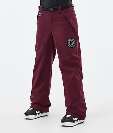 Dope Blizzard W Snowboardbukse Dame Burgundy