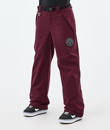 Dope Blizzard W Snowboardbukse Dame Burgundy