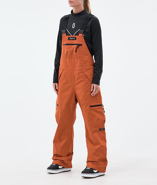 Dope Vertex W Snowboardbukse Dame Burned Orange