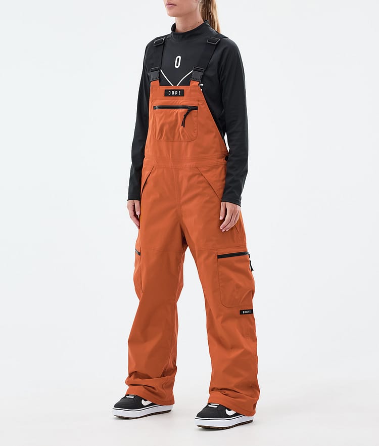 Dope Vertex W Snowboardbukse Dame Burned Orange, Bilde 1 av 7