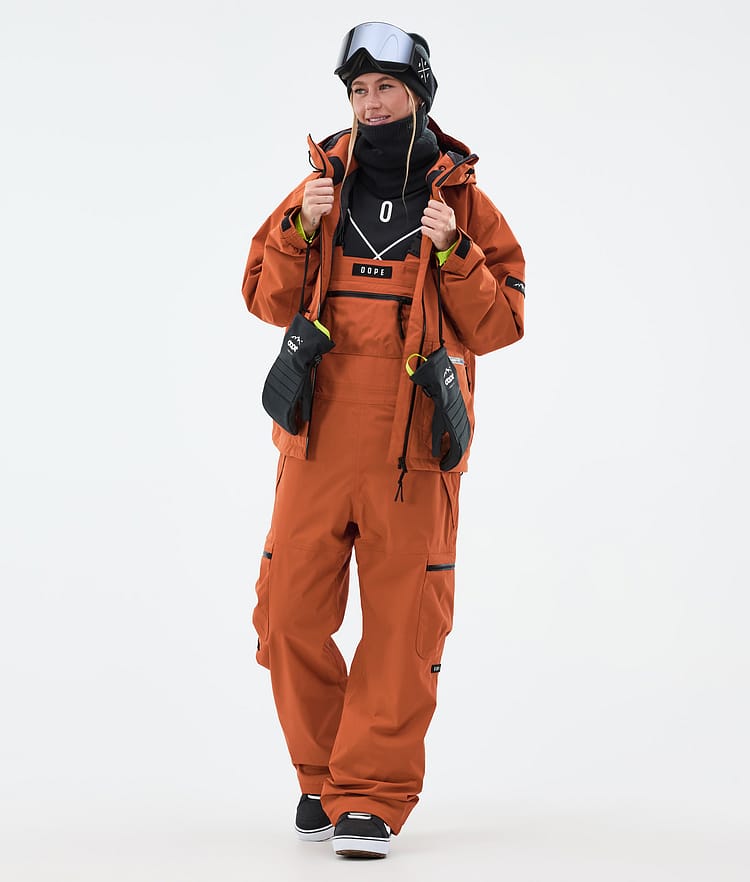 Dope Vertex W Snowboardbukse Dame Burned Orange, Bilde 2 av 7