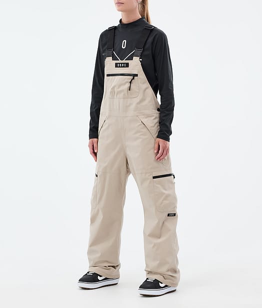 Dope Vertex W Snowboardbukse Dame Sand