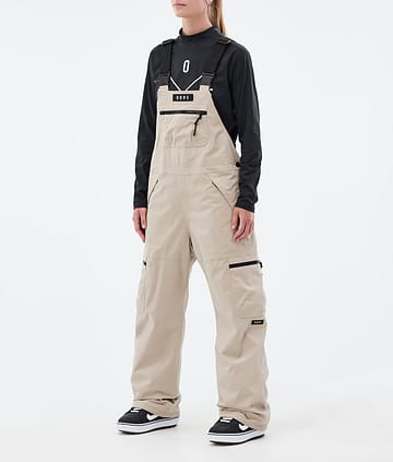 Dope Vertex W Snowboardbukse Dame Sand