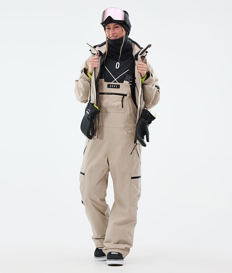 Dope Vertex W Snowboardbukse Dame Sand, Bilde 2 av 7