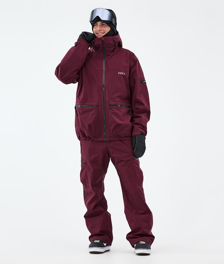 Dope Vertex Snowboardjakke Herre Burgundy, Bilde 2 av 8