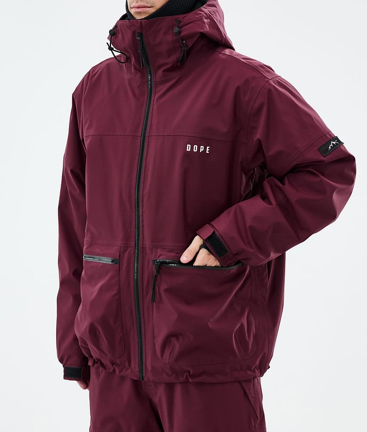 Dope Vertex Skijakke Herre Burgundy, Bilde 7 av 8