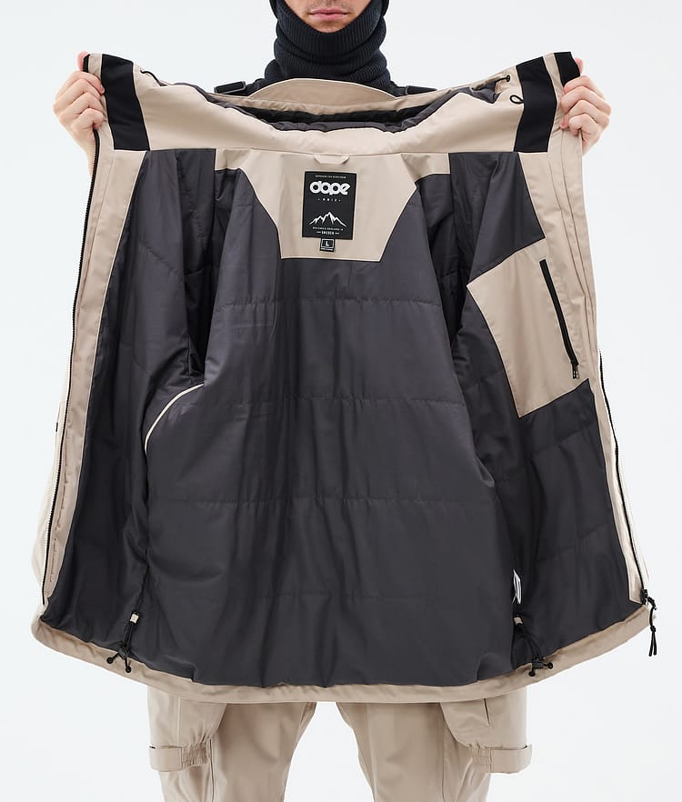 Dope Vertex Skijakke Herre Sand, Bilde 8 av 8