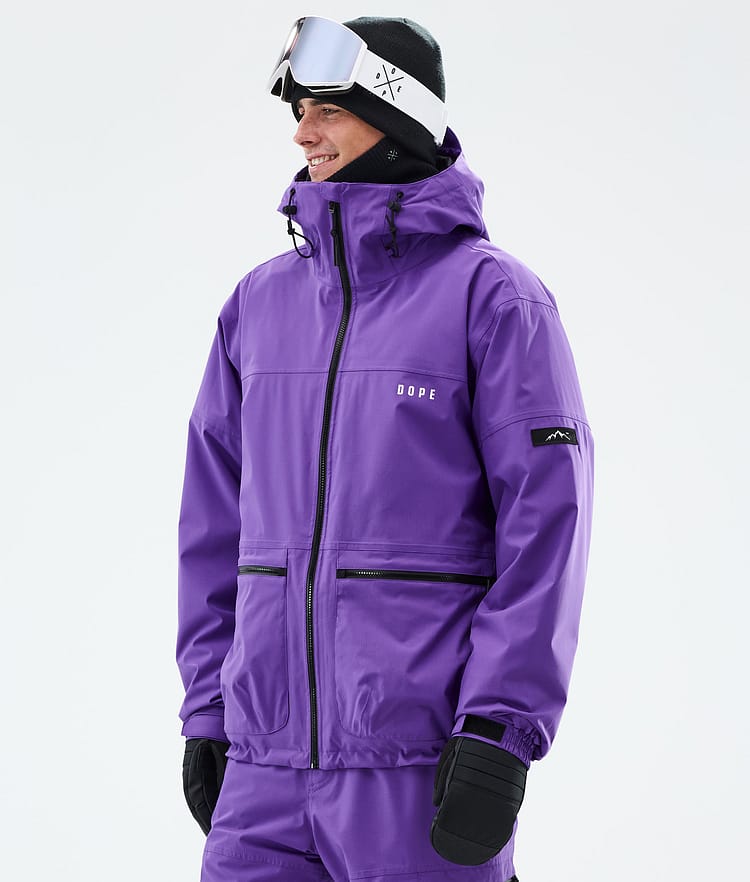 Dope Vertex Snowboardjakke Herre Vivid Purple, Bilde 1 av 8