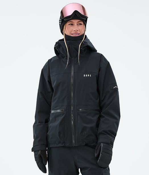 Dope Vertex W Snowboardjakke Dame Black