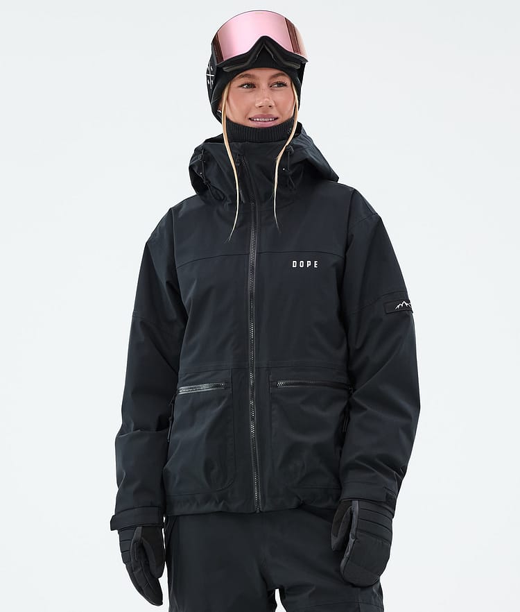 Dope Vertex W Snowboardjakke Dame Black, Bilde 1 av 8