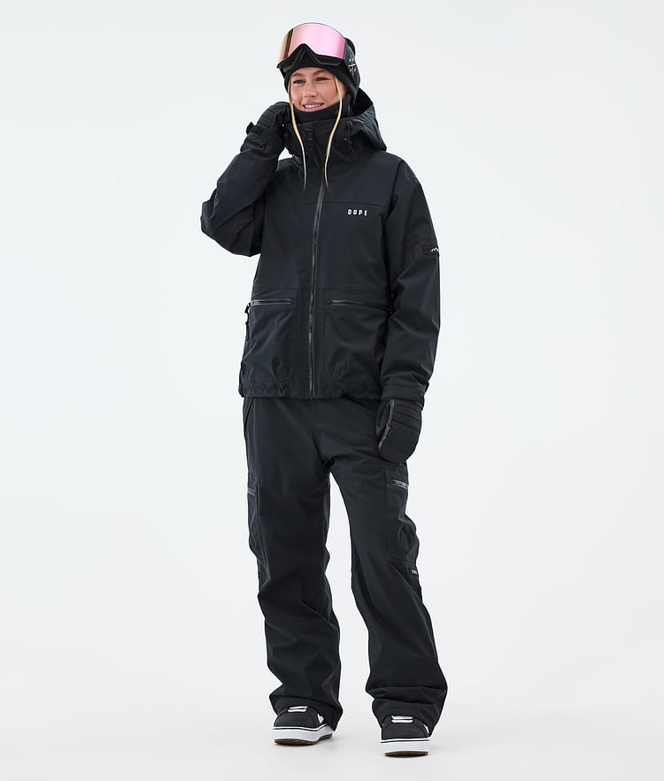 Dope Vertex W Snowboardjakke Dame Black, Bilde 2 av 8