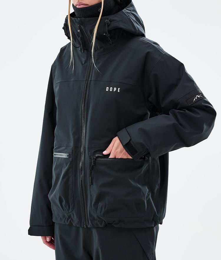 Dope Vertex W Snowboardjakke Dame Black, Bilde 7 av 8