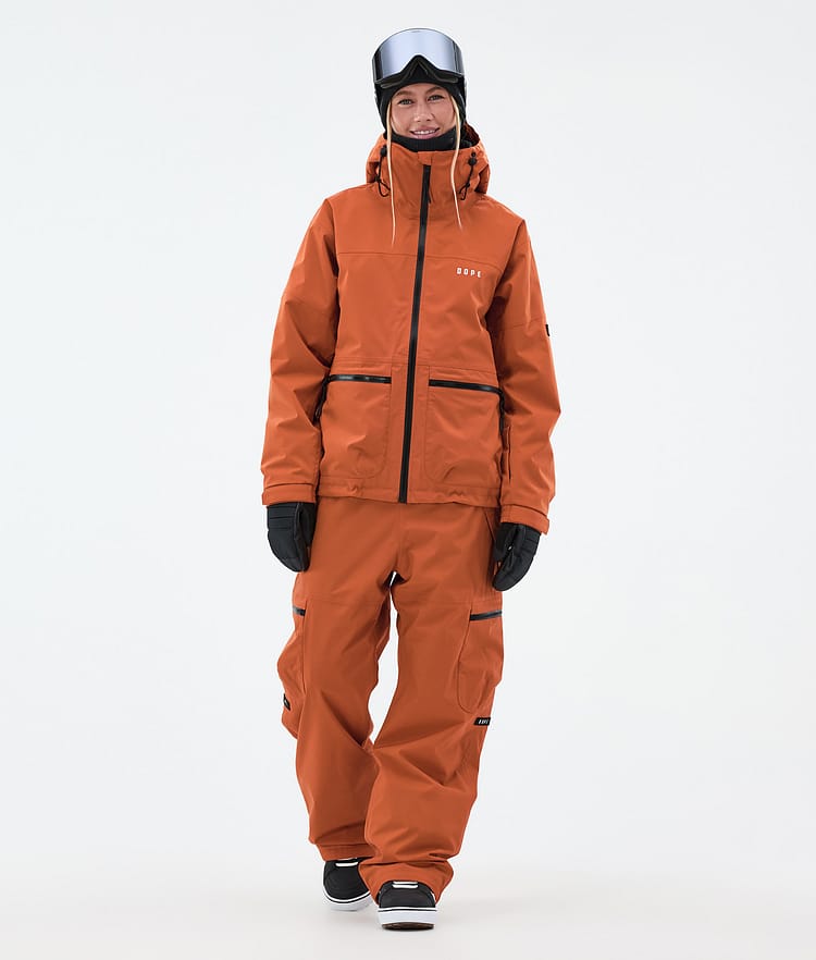 Dope Vertex W Snowboardjakke Dame Burned Orange, Bilde 2 av 8