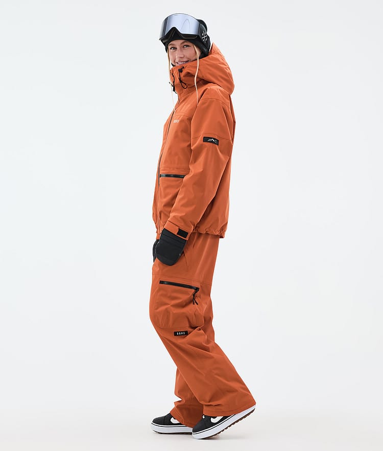 Dope Vertex W Snowboardjakke Dame Burned Orange, Bilde 3 av 8