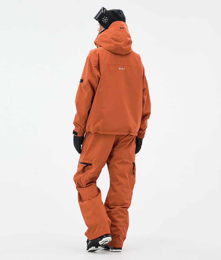 Dope Vertex W Skijakke Dame Burned Orange, Bilde 4 av 8