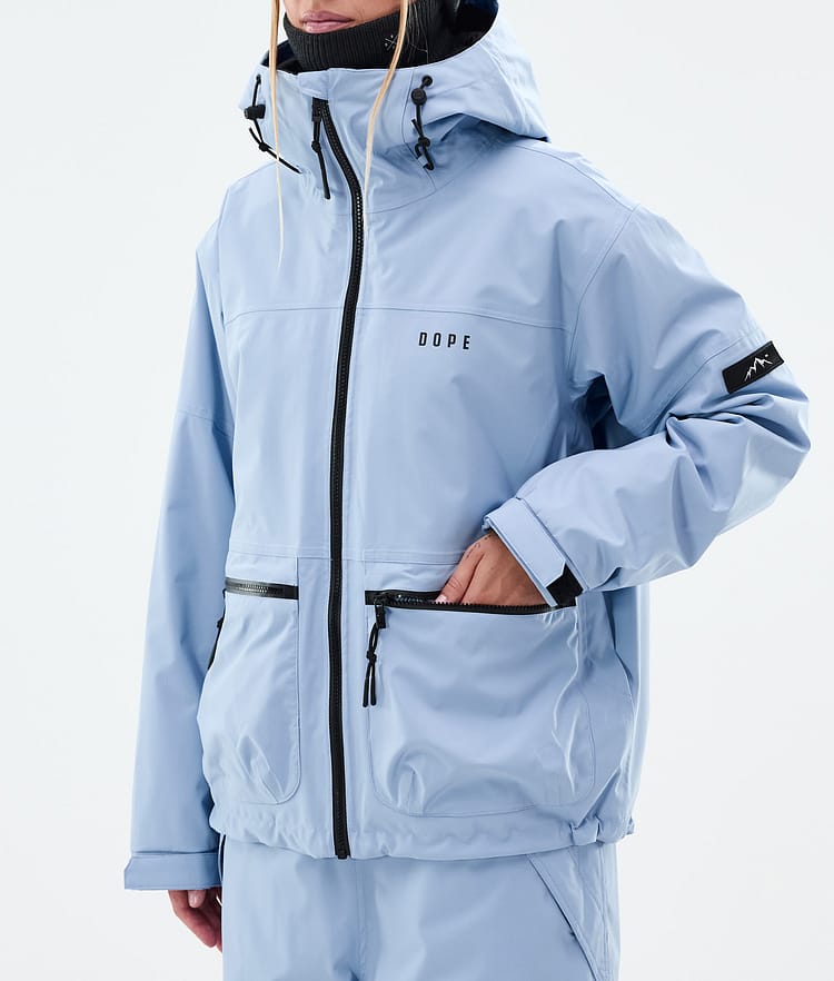 Dope Vertex W Snowboardjakke Dame Light Blue, Bilde 7 av 8