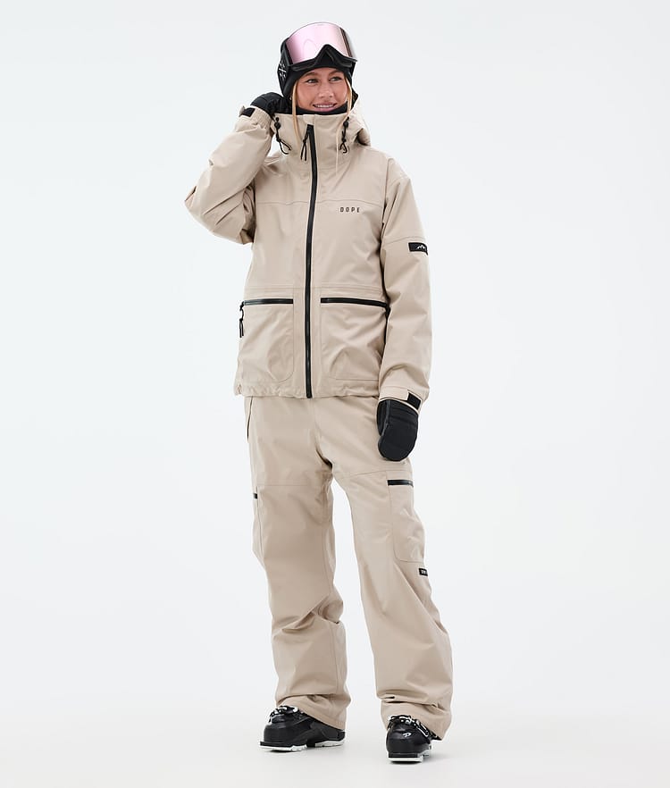 Dope Vertex W Skijakke Dame Sand, Bilde 2 av 8