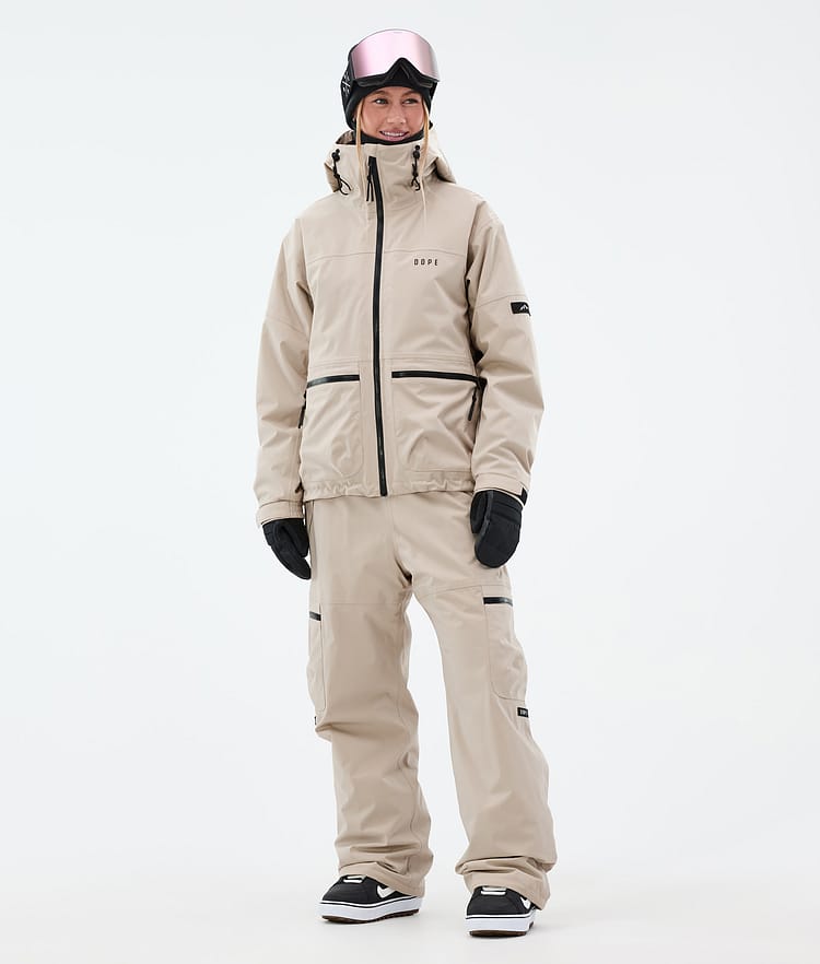 Dope Vertex W Snowboardjakke Dame Sand, Bilde 2 av 8