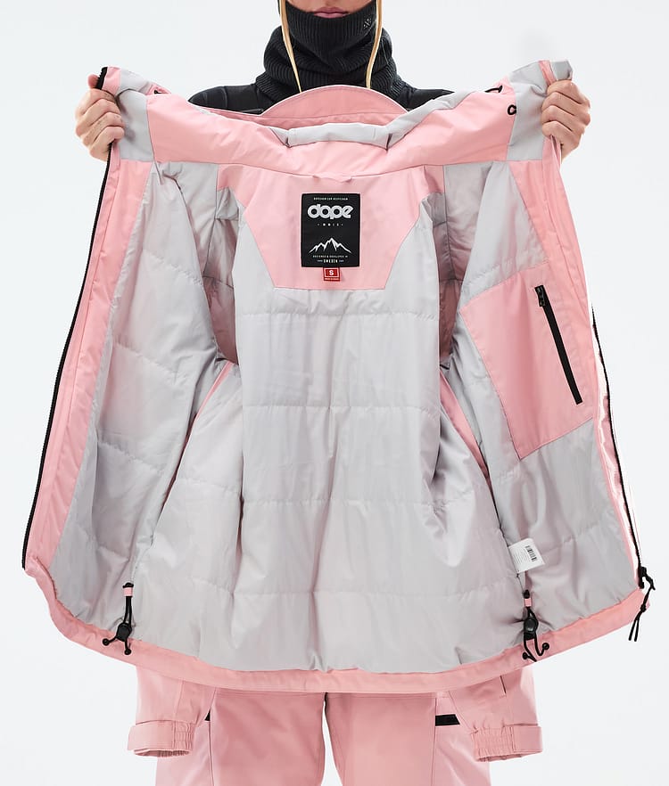 Dope Vertex W Snowboardjakke Dame Soft Pink, Bilde 8 av 8