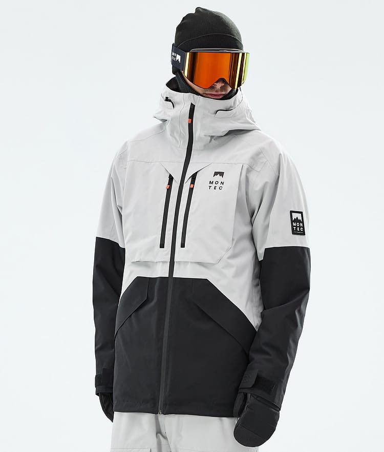 Montec Arch Snowboardjakke Herre Light Grey/Black, Bilde 1 av 10