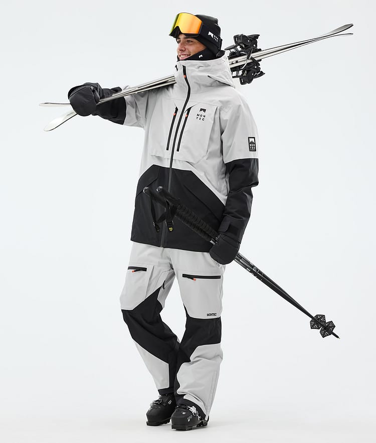 Montec Arch Skijakke Herre Light Grey/Black, Bilde 3 av 10