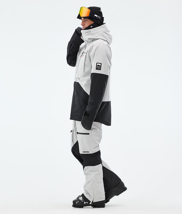 Montec Arch Skijakke Herre Light Grey/Black, Bilde 4 av 10