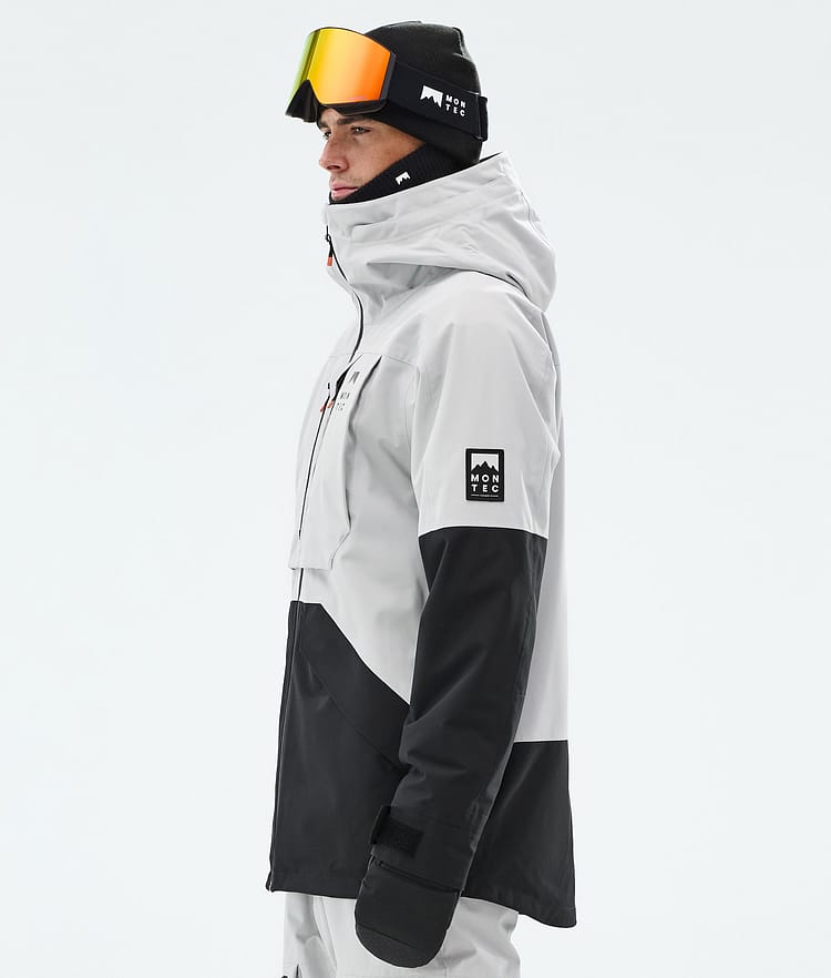 Montec Arch Snowboardjakke Herre Light Grey/Black, Bilde 6 av 10