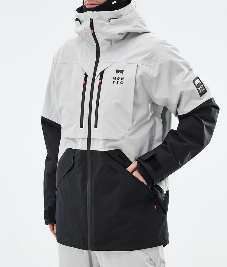 Montec Arch Snowboardjakke Herre Light Grey/Black, Bilde 8 av 10