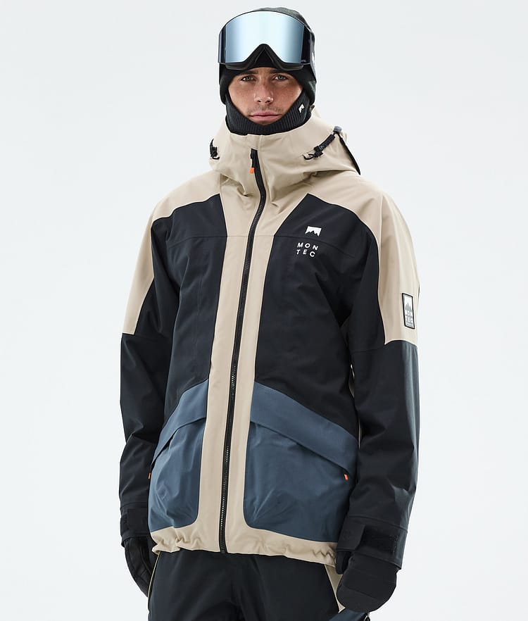 Montec Morpheus Snowboardjakke Herre Sand/Black/Metal Blue, Bilde 1 av 10