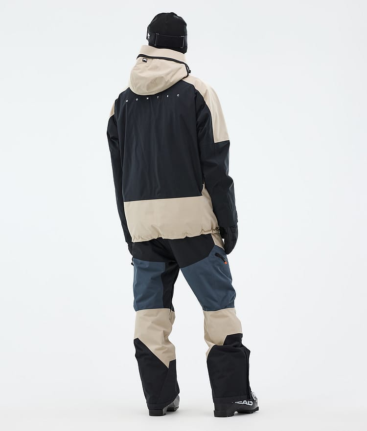 Montec Morpheus Skijakke Herre Sand/Black/Metal Blue, Bilde 5 av 10