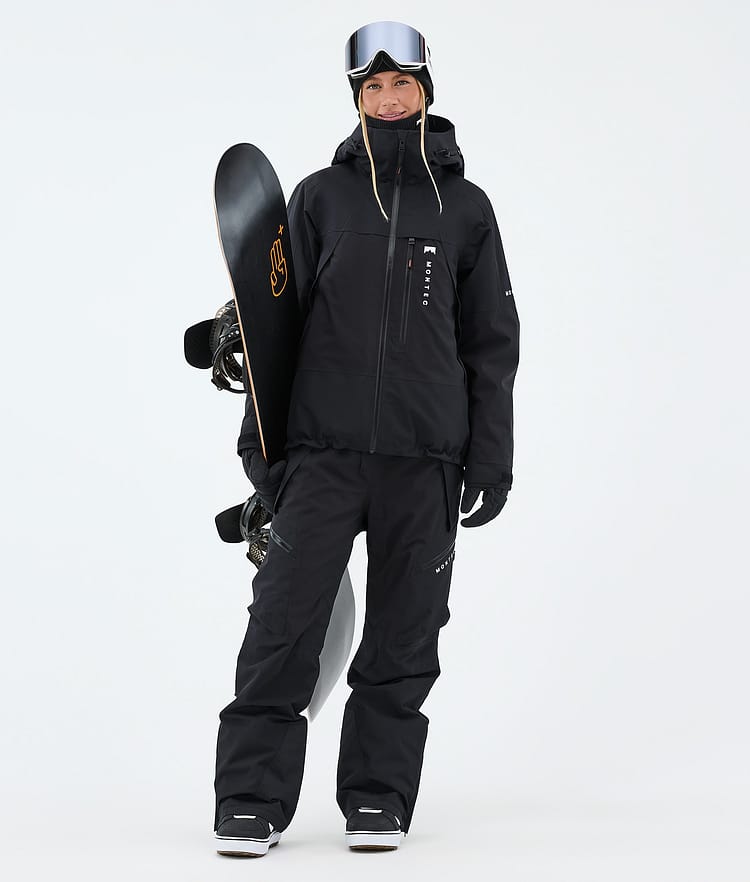 Montec Oracle W Snowboardjakke Dame Black, Image 2 of 9