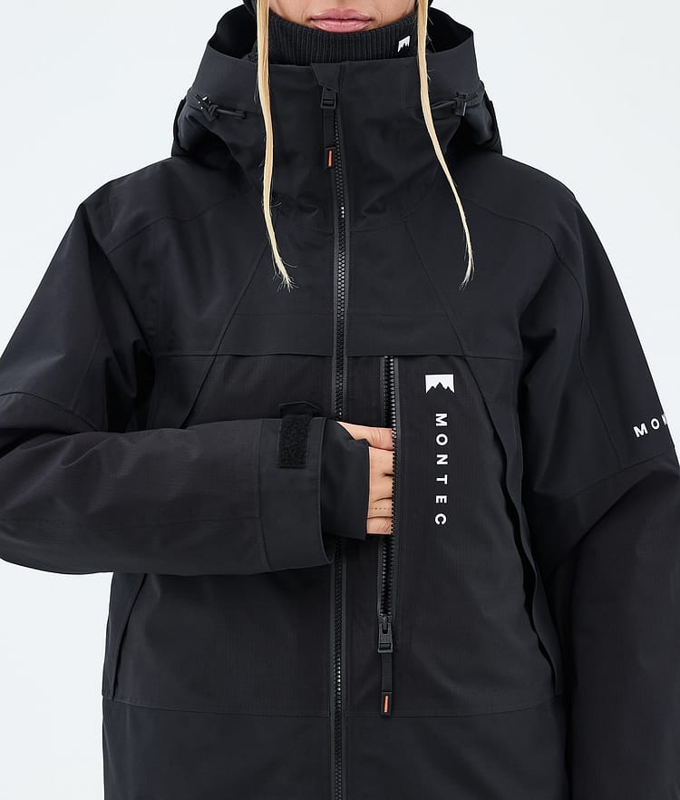 Montec Oracle W Snowboardjakke Dame Black, Image 8 of 9