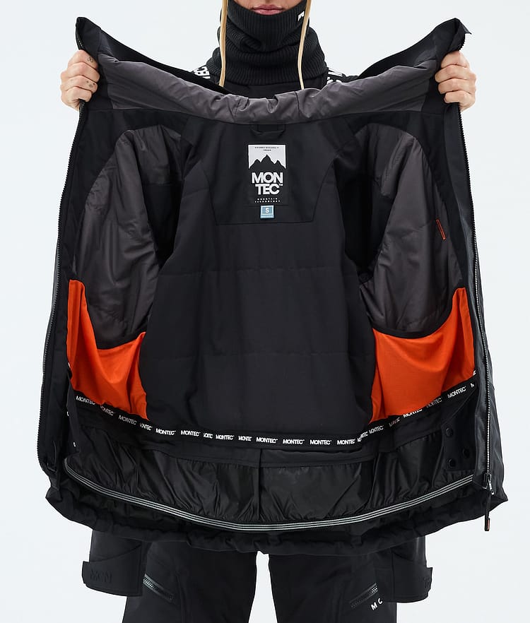 Montec Oracle W Snowboardjakke Dame Black, Image 9 of 9