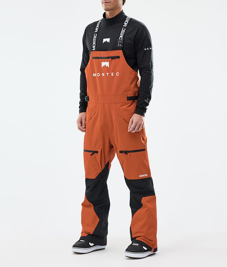 Montec Arch Snowboardbukse Herre Burned Orange/Black, Bilde 1 av 6