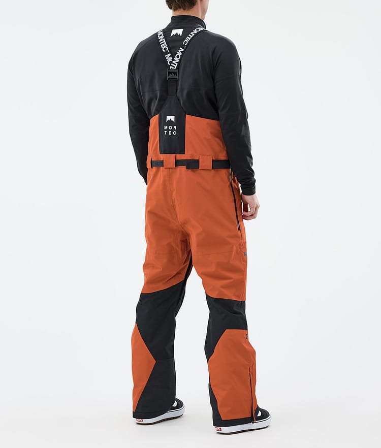 Montec Arch Snowboardbukse Herre Burned Orange/Black, Bilde 3 av 6
