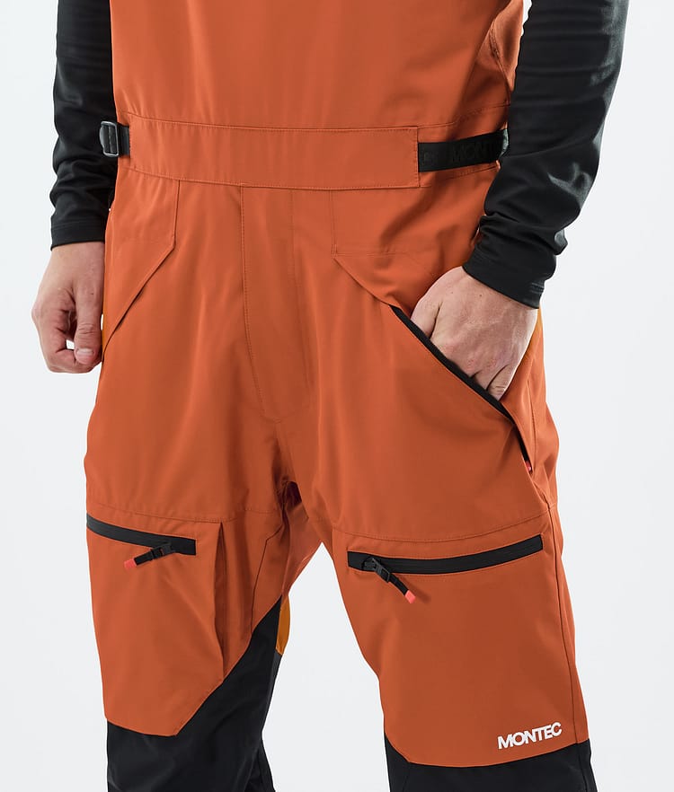 Montec Arch Skibukse Herre Burned Orange/Black, Bilde 4 av 6