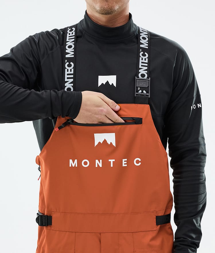 Montec Arch Skibukse Herre Burned Orange/Black, Bilde 5 av 6