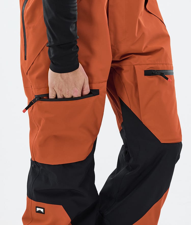 Montec Arch Skibukse Herre Burned Orange/Black, Bilde 6 av 6