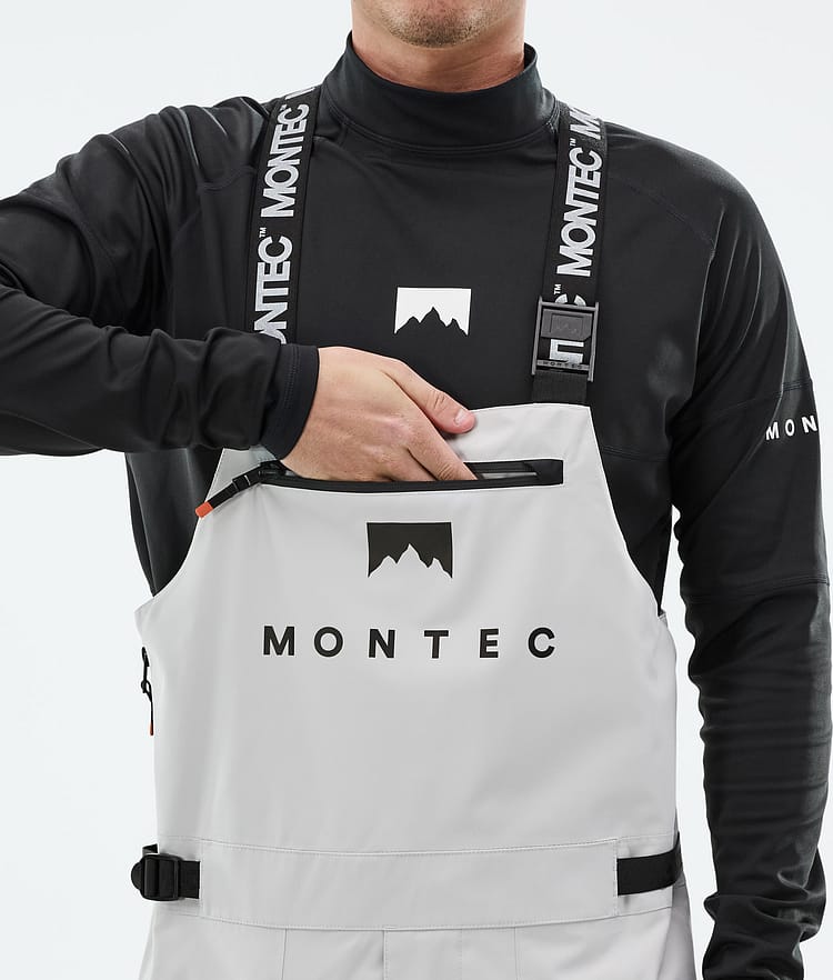 Montec Arch Snowboardbukse Herre Light Grey/Black, Bilde 5 av 6