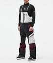 Montec Dozer Snowboardbukse Herre Light Grey/Black/Burgundy