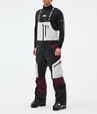 Montec Dozer Skibukse Herre Light Grey/Black/Burgundy