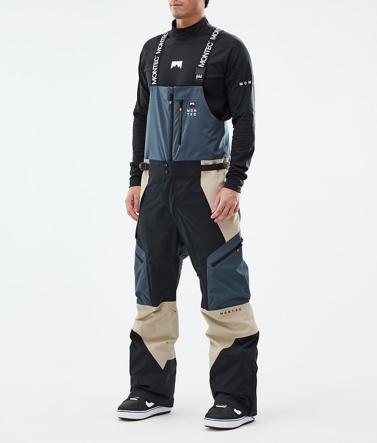 Montec Dozer Snowboardbukse Herre Metal Blue/Black/Sand, Bilde 1 av 6