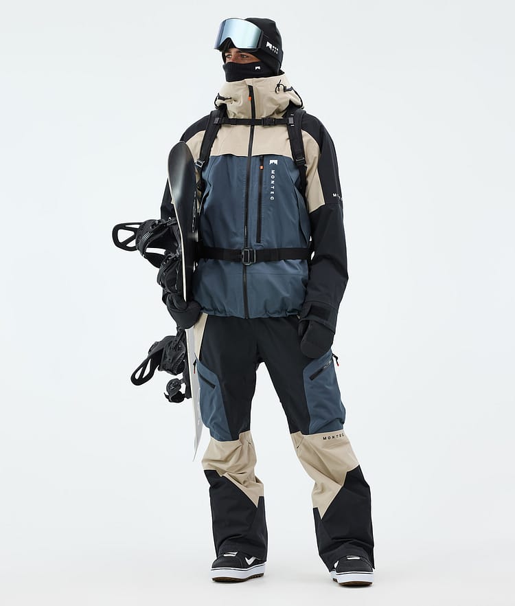 Montec Dozer Snowboardbukse Herre Metal Blue/Black/Sand, Bilde 2 av 7