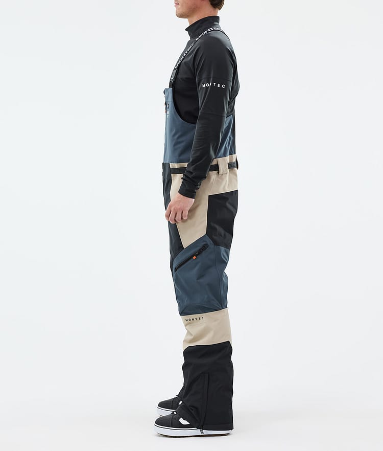 Montec Dozer Snowboardbukse Herre Metal Blue/Black/Sand, Bilde 2 av 6