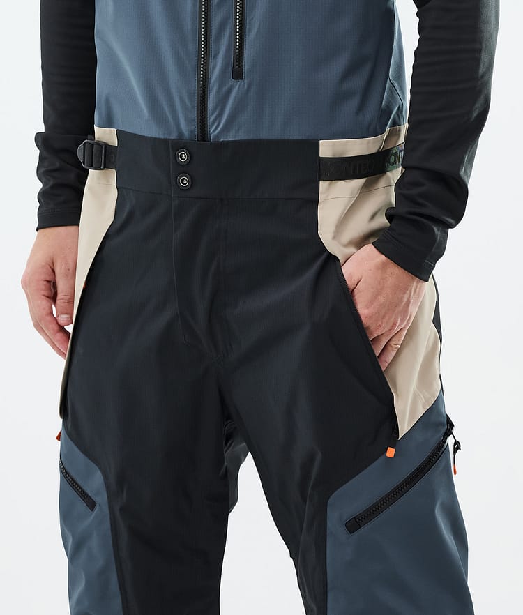 Montec Dozer Snowboardbukse Herre Metal Blue/Black/Sand, Bilde 4 av 6