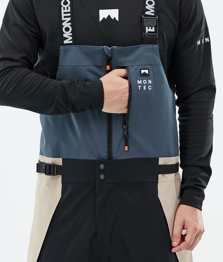 Montec Dozer Snowboardbukse Herre Metal Blue/Black/Sand, Bilde 5 av 6