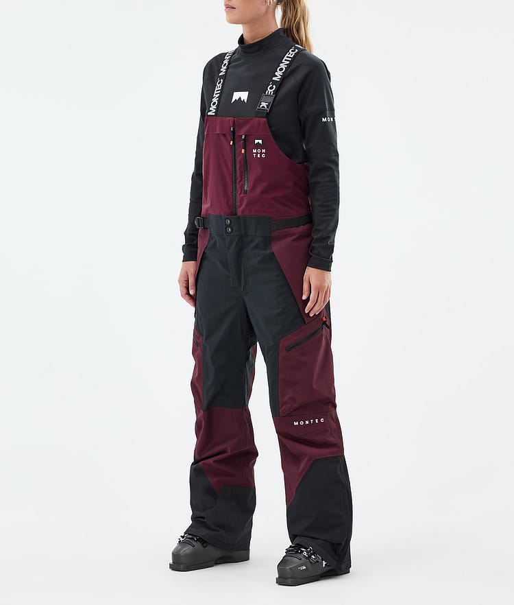 Montec Dozer W Skibukse Dame Burgundy/Black, Bilde 1 av 6